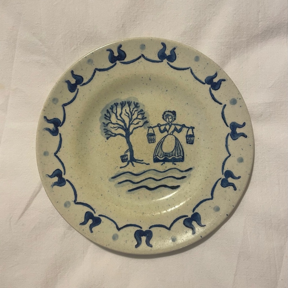 Vintage Metlox Poppytrail Plate